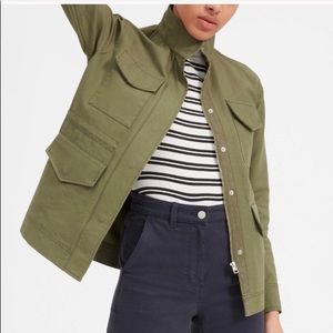 Everlane Modern Utility Jacket in surplus green
